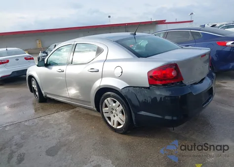 2013 Dodge Avenger Se from USA, damaged, VIN 1C3CDZAB5DN652373